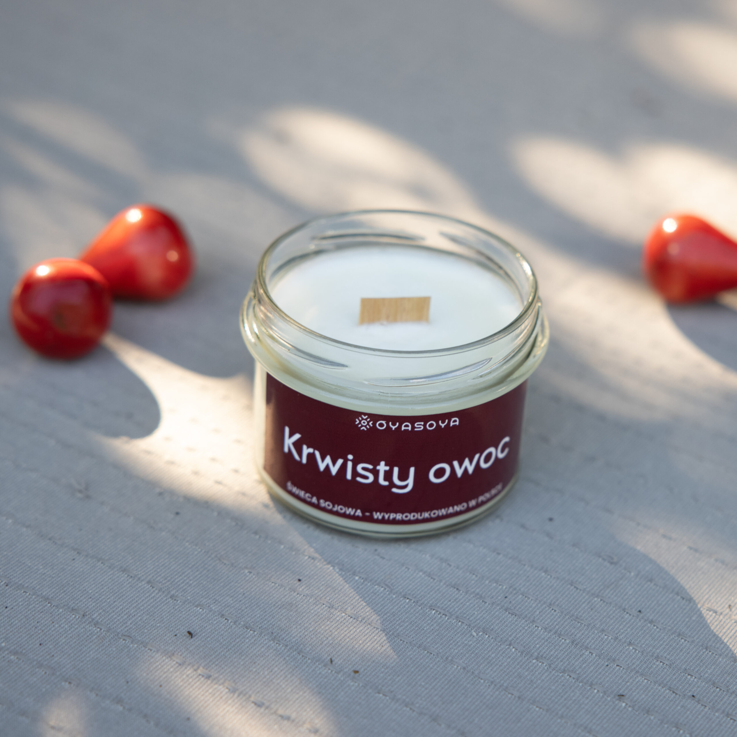 Świeca sojowa Krwisty owoc - obrazek 4