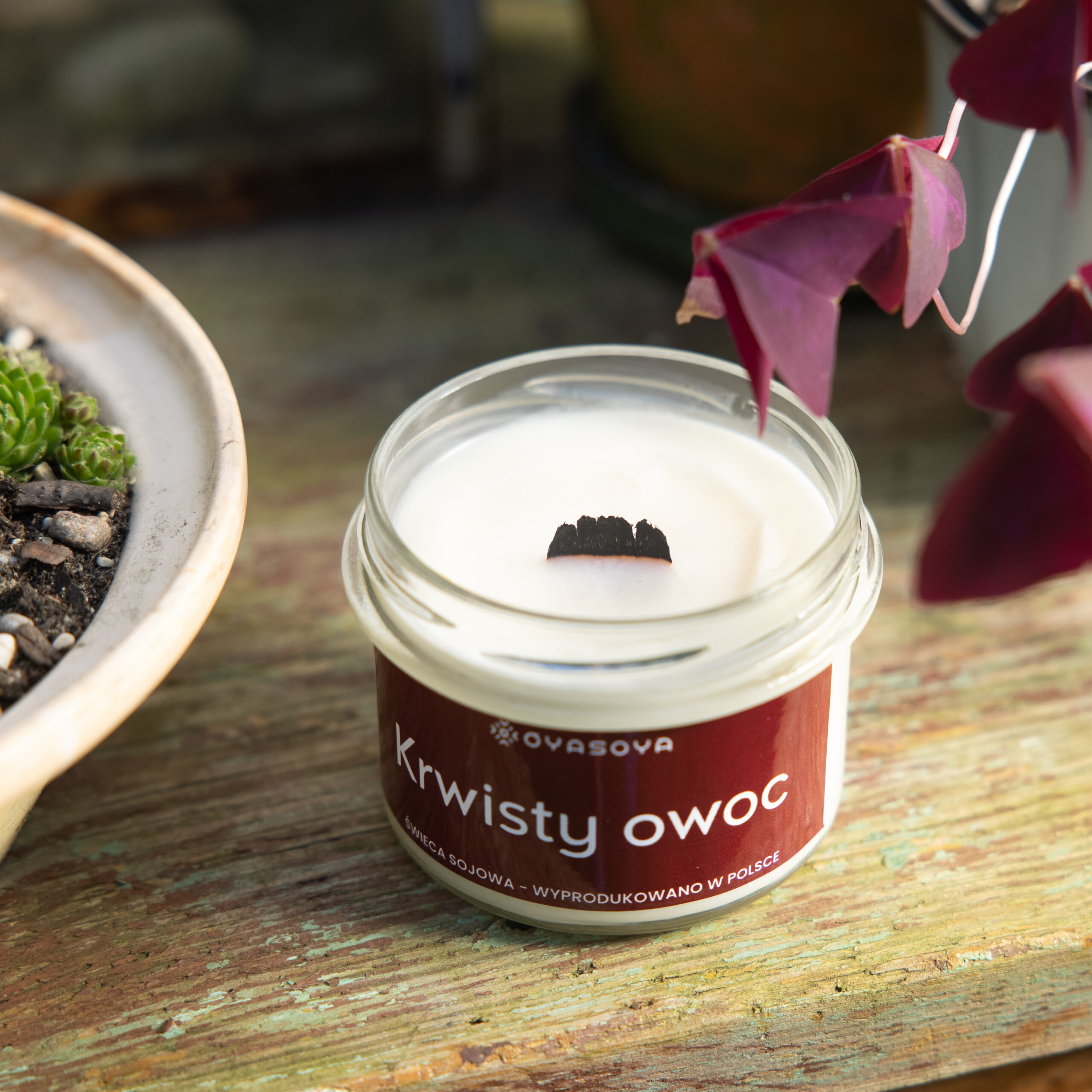 Świeca sojowa Krwisty owoc - obrazek 6